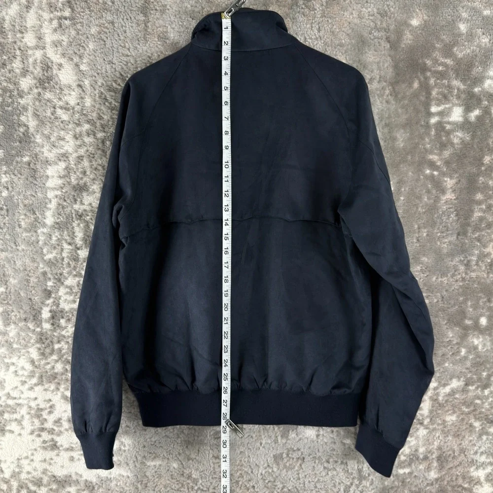 Weatherproof‎ Size S Outdoor Mock Neck Jacket Navy Long Sleeve Button Zip